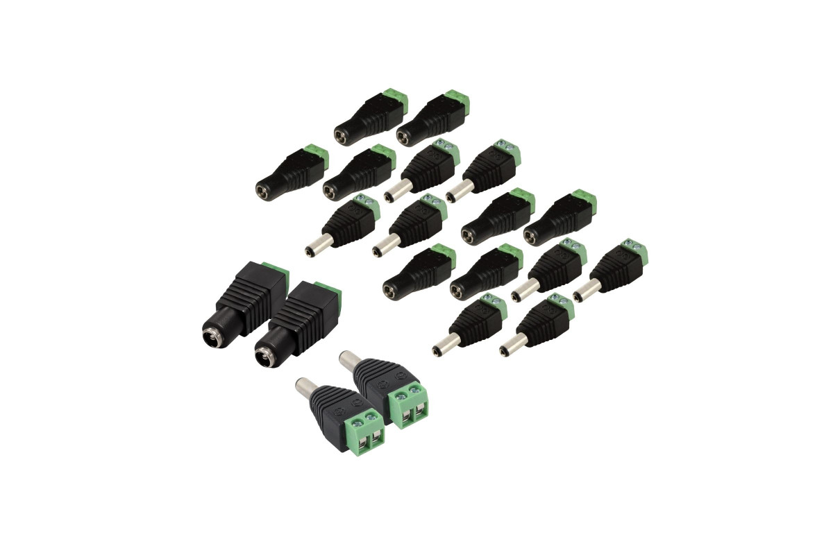 Комплект разъемов питания для камер наблюдения PST-DCF02/PST-DCF01,в комплекте 20 разъемов