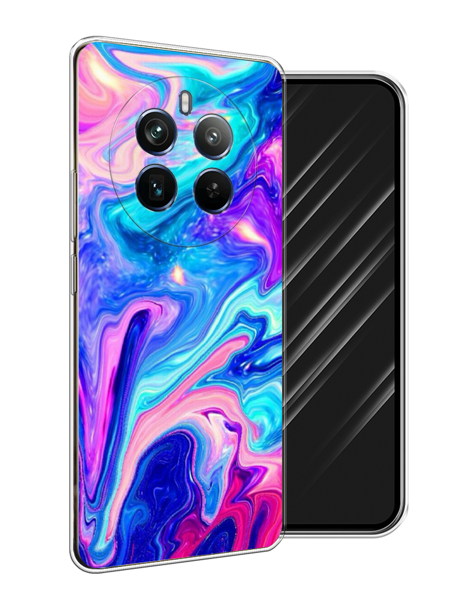 

Чехол Awog на Realme 12+ "Потеки краски", Розовый, 2516350-1