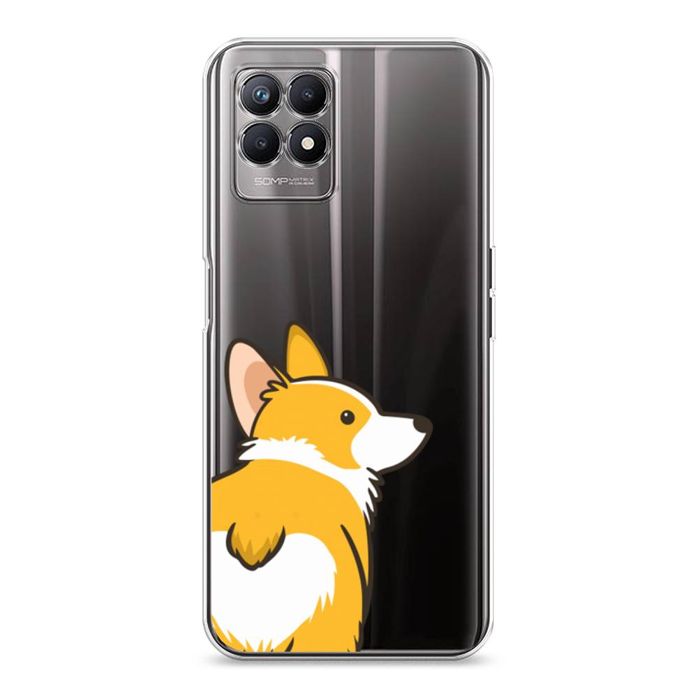 

Чехол Awog на Realme 8i "Корги следуй за мной", Разноцветный, 257350-2