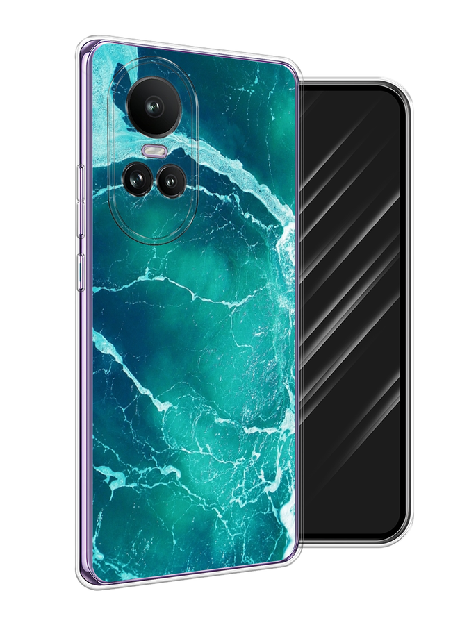 

Чехол Awog на Oppo Reno 10 Global "Изумрудный океан", Бирюзовый;синий, 2514850-1