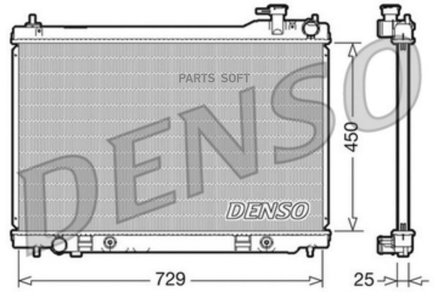 Радиатор Основной Denso Drm46100 Denso арт. DRM46100