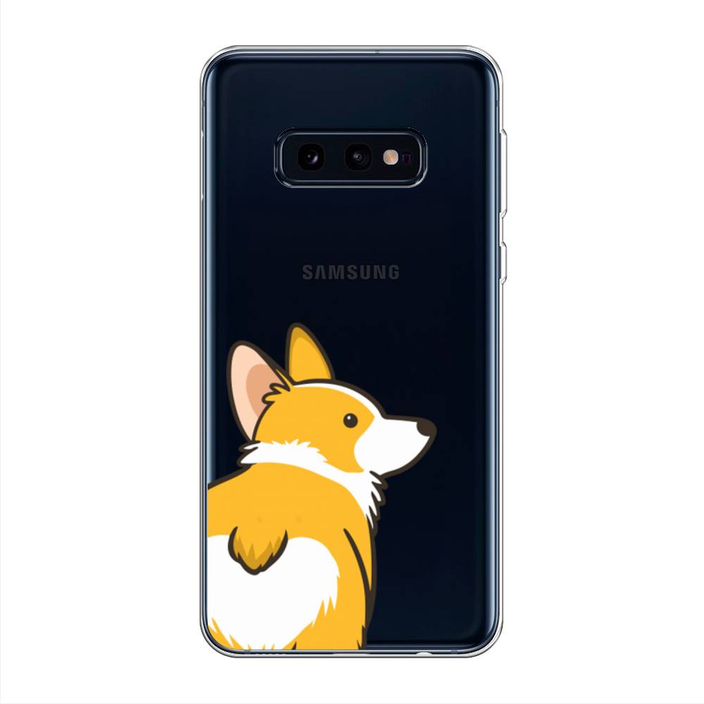 фото Чехол awog "корги следуй за мной" для samsung galaxy s10e