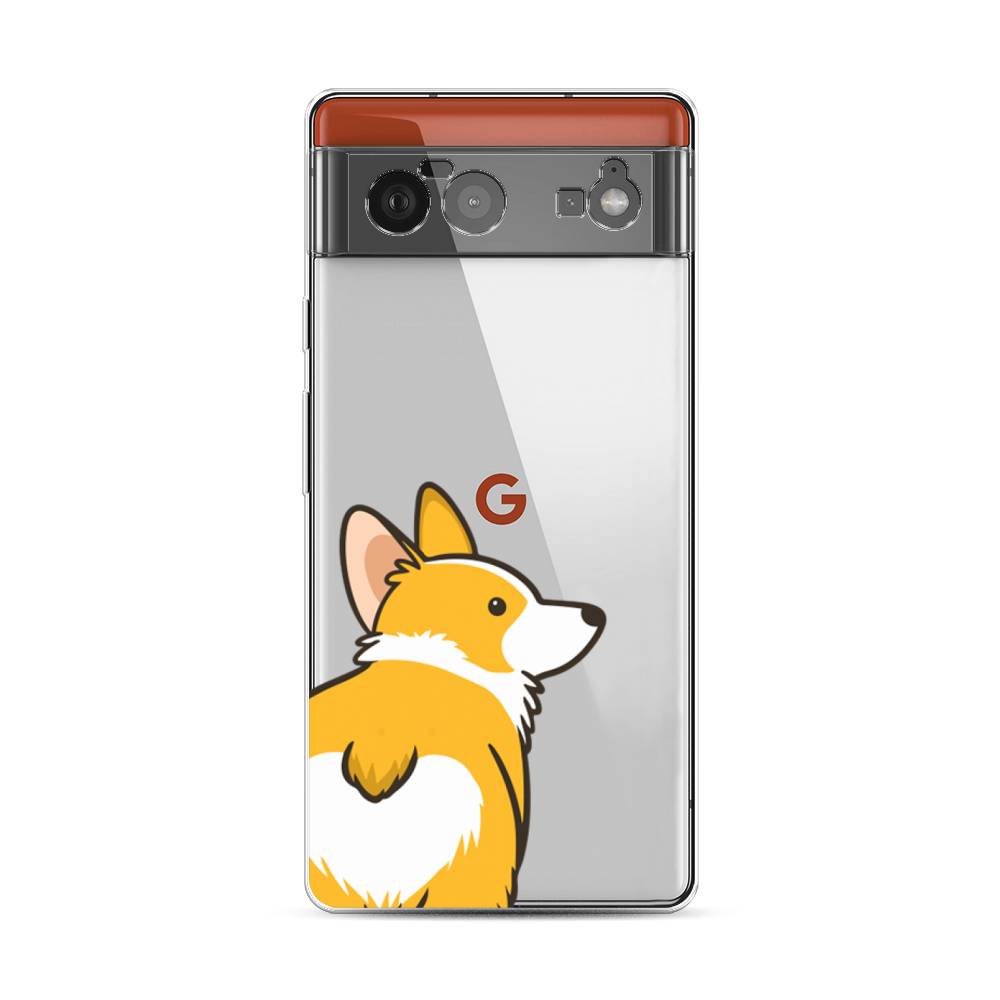 

Чехол Awog на Google Pixel 6 "Корги следуй за мной", Разноцветный, 270850-2