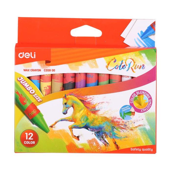 

Мелки Deli Colorun восковые 1204944