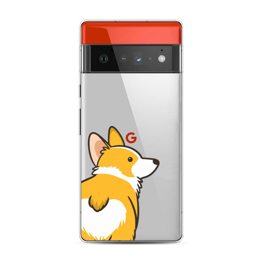 

Чехол Awog на Google Pixel 6 Pro "Корги следуй за мной", Разноцветный, 270950-2