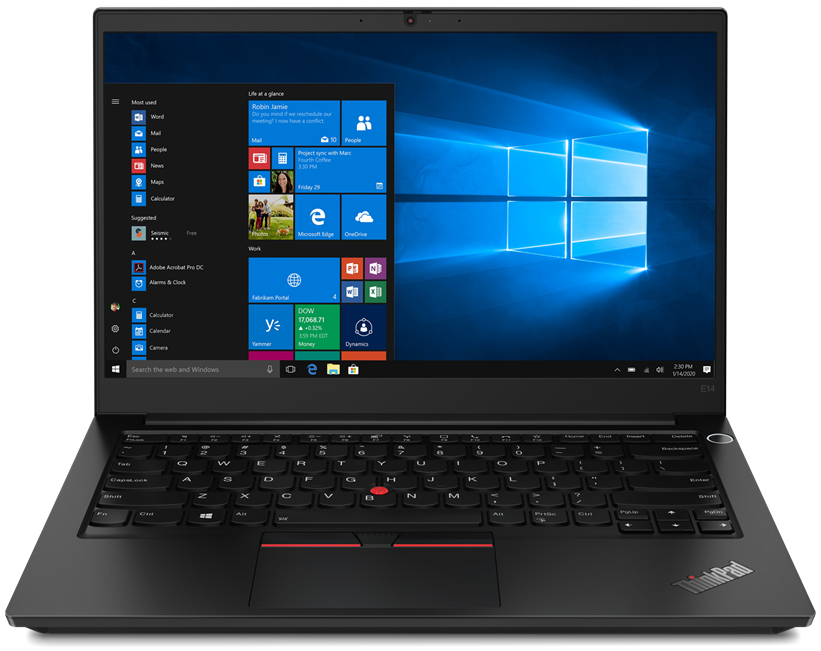 фото Ноутбук lenovo thinkpad e14 gen 3 black (20y70086rt)