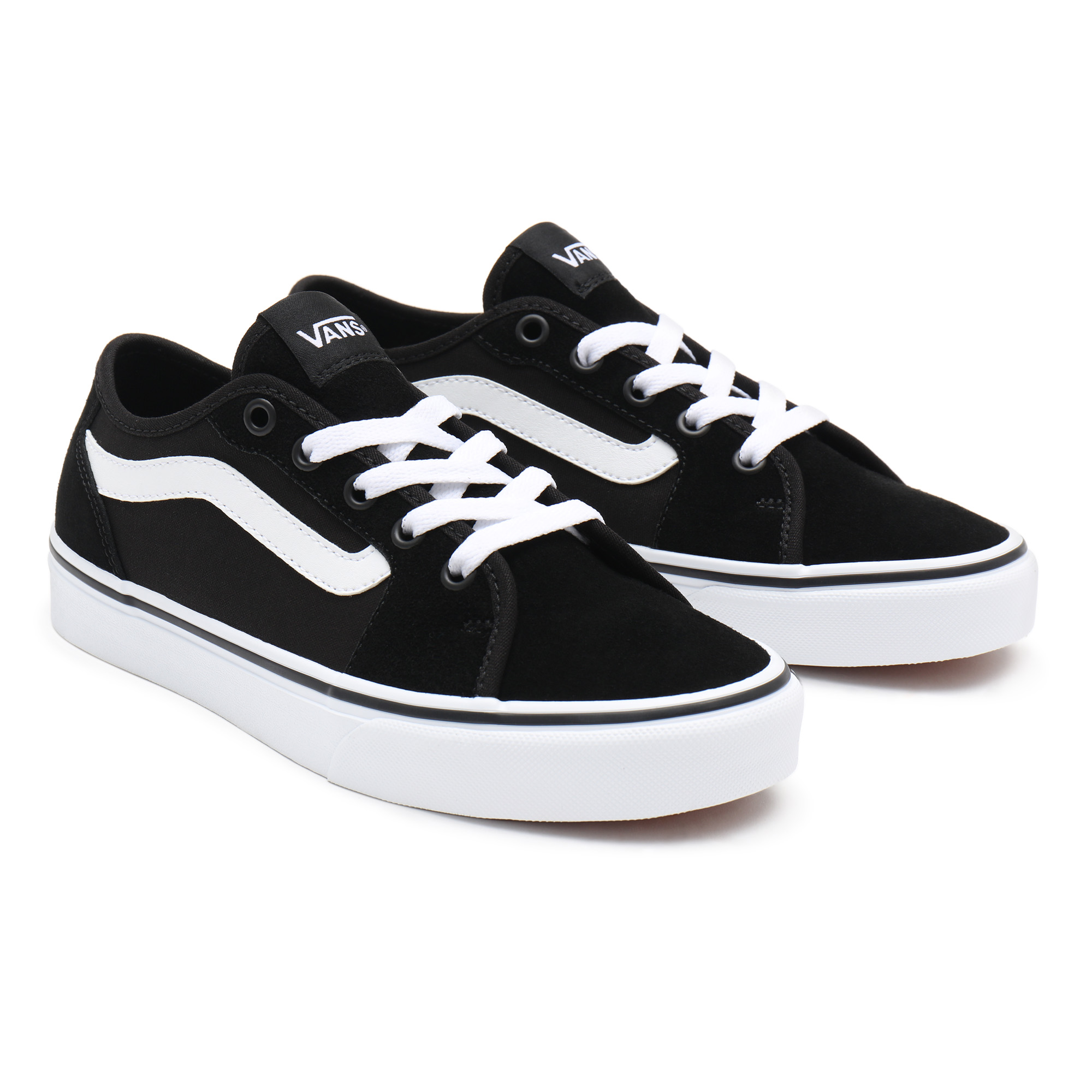 фото Кеды женские vans wm filmore decon (suede/canvas черные 6 us