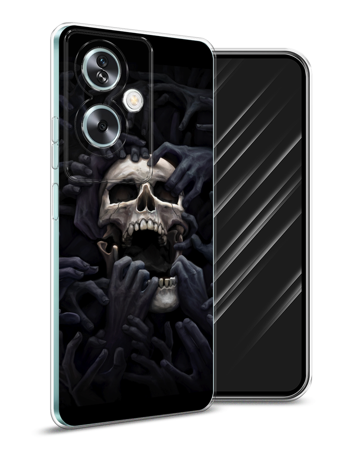 

Чехол Awog на Oppo A79 5G "Череп 29", Черный;серый, 2515650-1