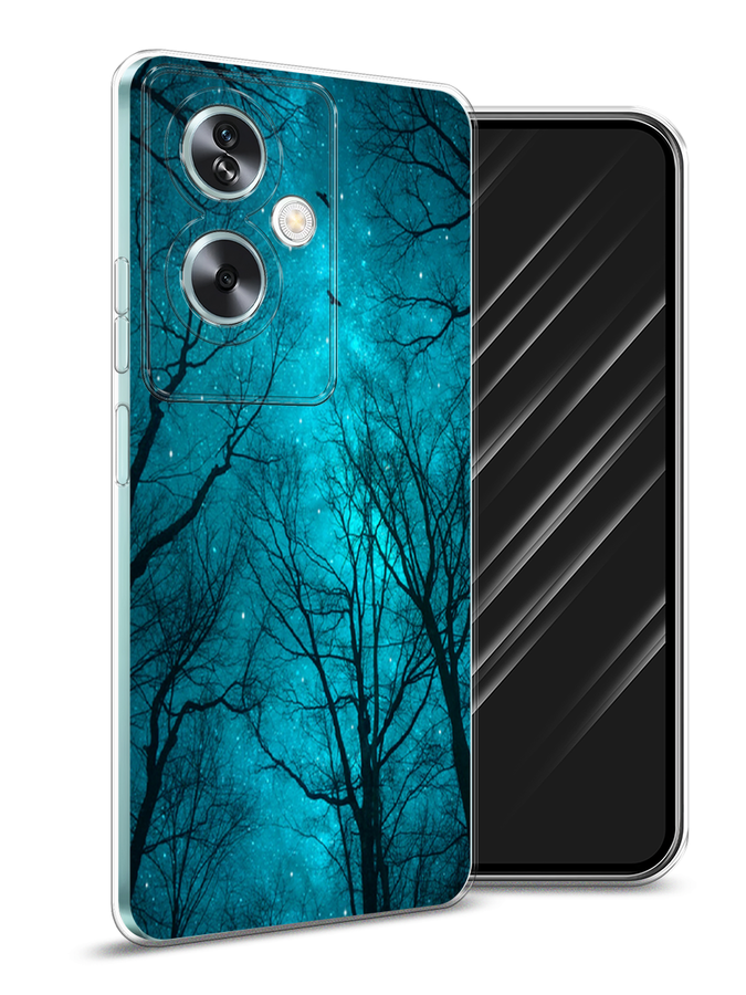 

Чехол Awog на Oppo A79 5G "Сказочный лес", Черный;бирюзовый, 2515650-1