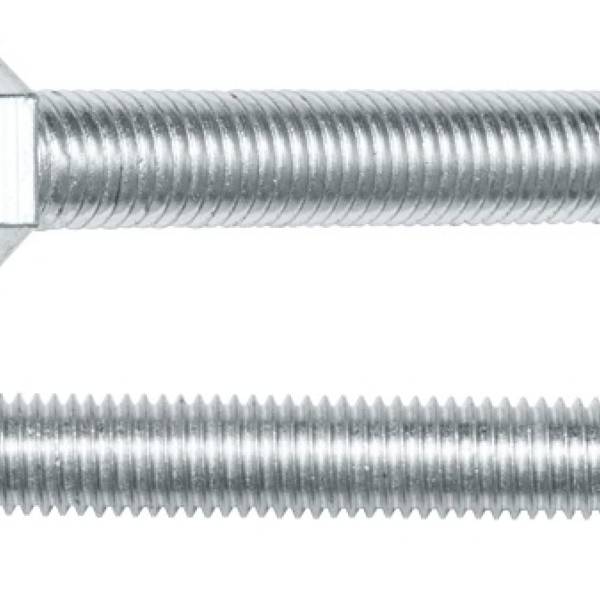 фото Шестигранный болт starfix м16x80 мм, цинк, класс прочности 5.8, din 933, 10 шт. smc1-23533
