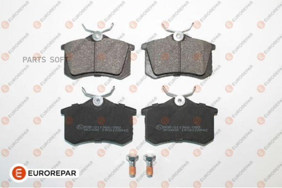 

Тормозные колодки EUROREPAR задние дисковые 1617249980