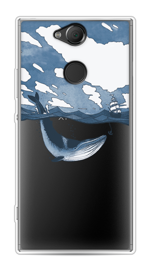 

Чехол на Sony Xperia XA2 "Большой кит", Синий, 53150-1