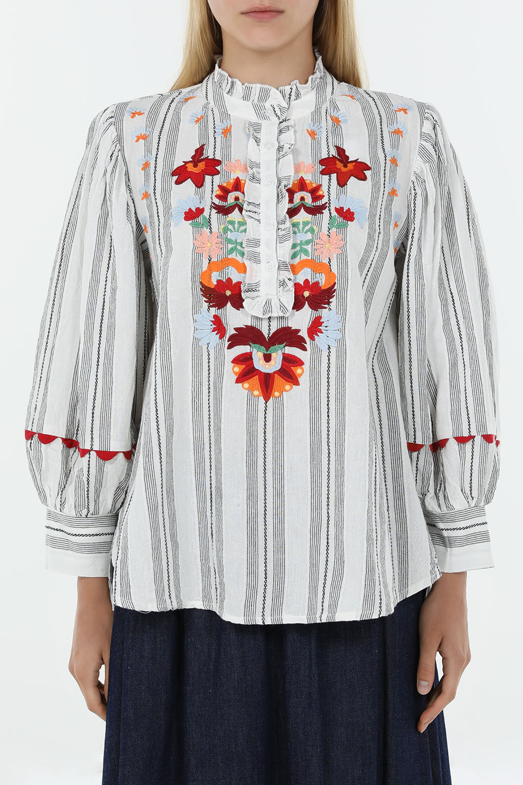 

Блуза женская Piombo 1976803 разноцветная 2XL, Разноцветный, 1976803