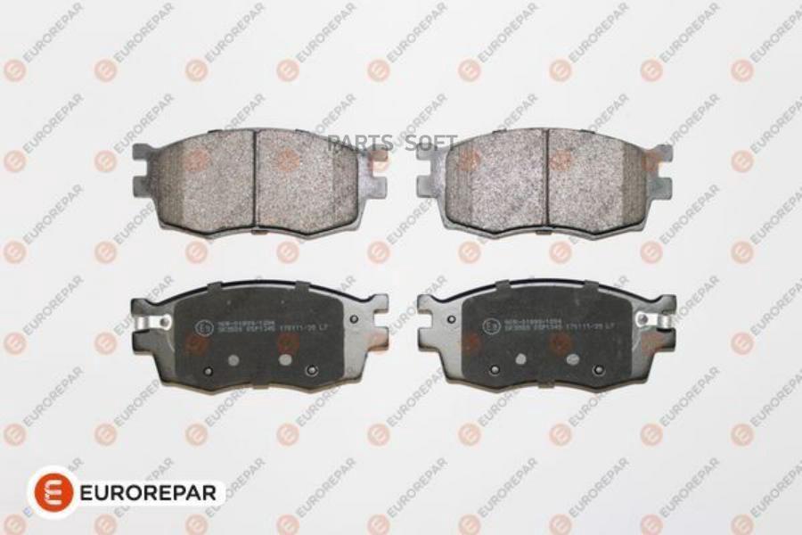 

EUROREPAR 1617285580 Колодки тормозные дисковые HYUNDAI ACCENT III MC 1.4 GL 05 1шт