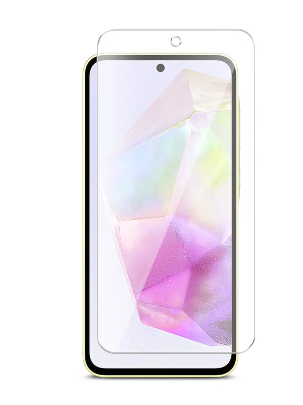 

Защитное стекло Brozo на Samsung Galaxy A35 гибридное прозрачное, Samsung Galaxy A35