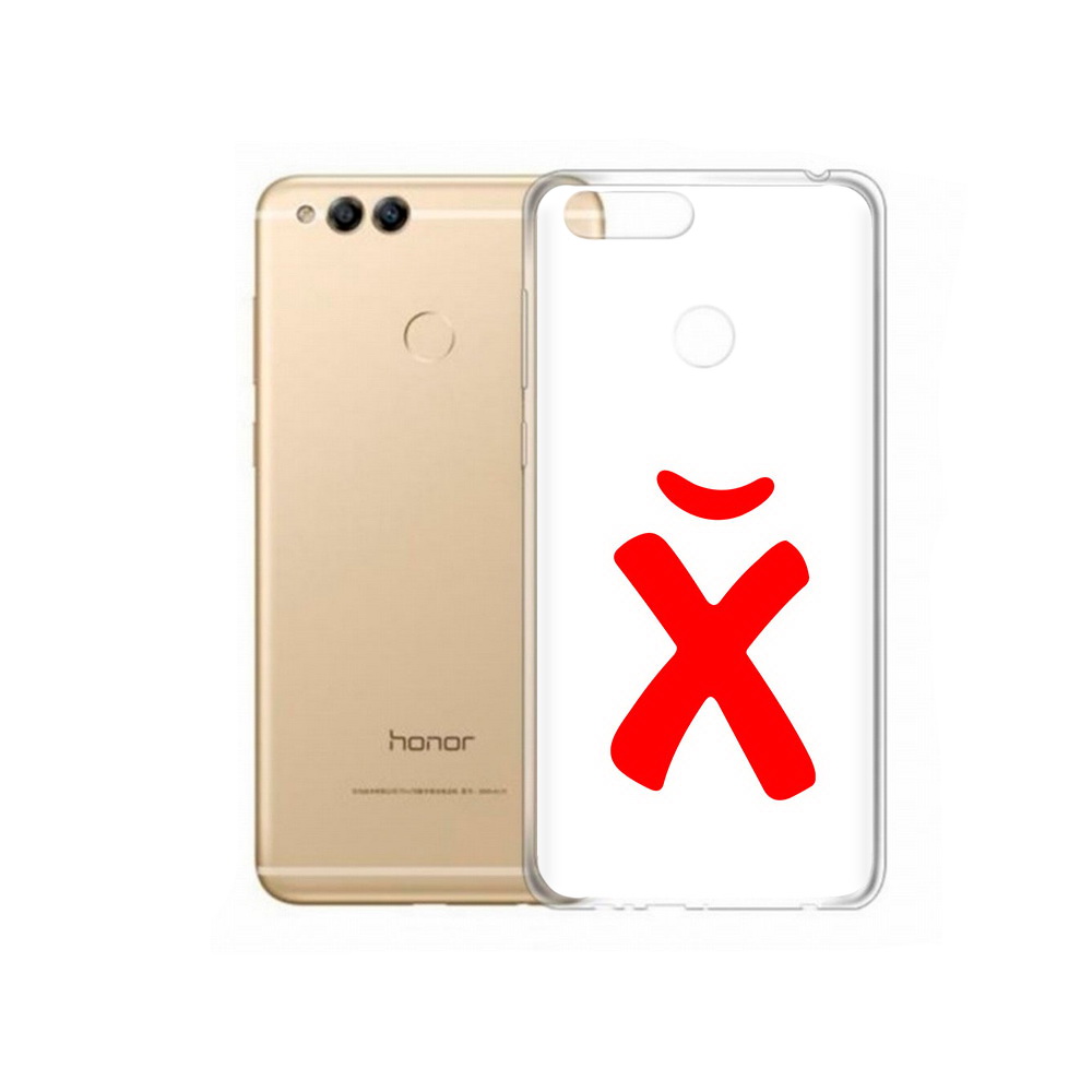 

Чехол MyPads Tocco для Huawei 7X абстракция буква х (PT94112.65.209), Прозрачный, Tocco