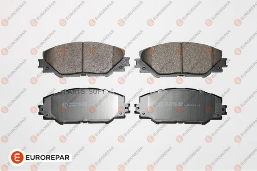 

Колодки тормозные дисковые E4 передн TOYOTA RAV4 2.0VVT-I/2.2D-4D 06 EUROREPAR 1623054480