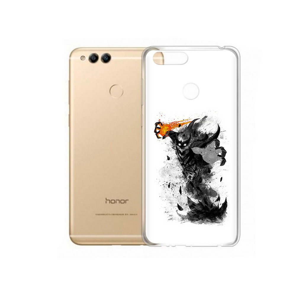 

Чехол MyPads Tocco для Huawei 7X nevermore черно белый (PT94112.65.21), Прозрачный, Tocco