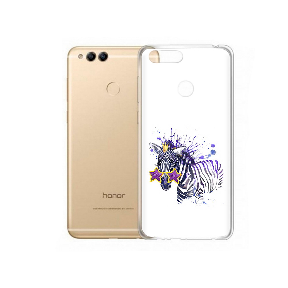 

Чехол MyPads Tocco для Huawei 7X акварельная зебра (PT94112.65.215), Прозрачный, Tocco