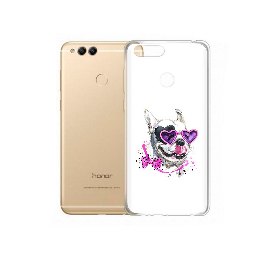 

Чехол MyPads Tocco для Huawei 7X акварельный пёс (PT94112.65.218), Прозрачный, Tocco