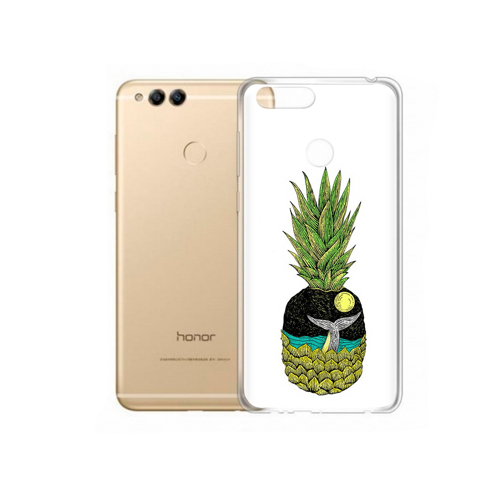 

Чехол MyPads Tocco для Huawei 7X ананас с китом (PT94112.65.220), Прозрачный, Tocco