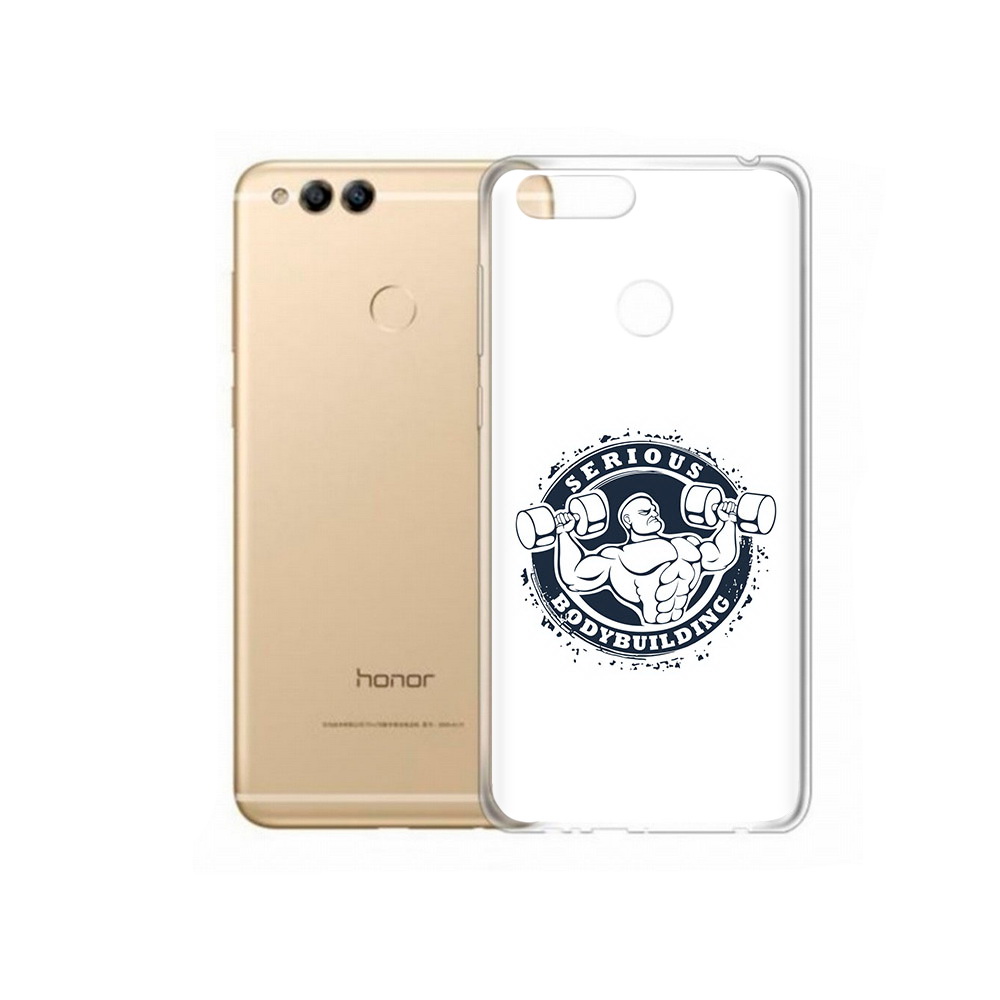 

Чехол MyPads Tocco для Huawei 7X бодибилдинг воля к победе (PT94112.65.231), Прозрачный, Tocco