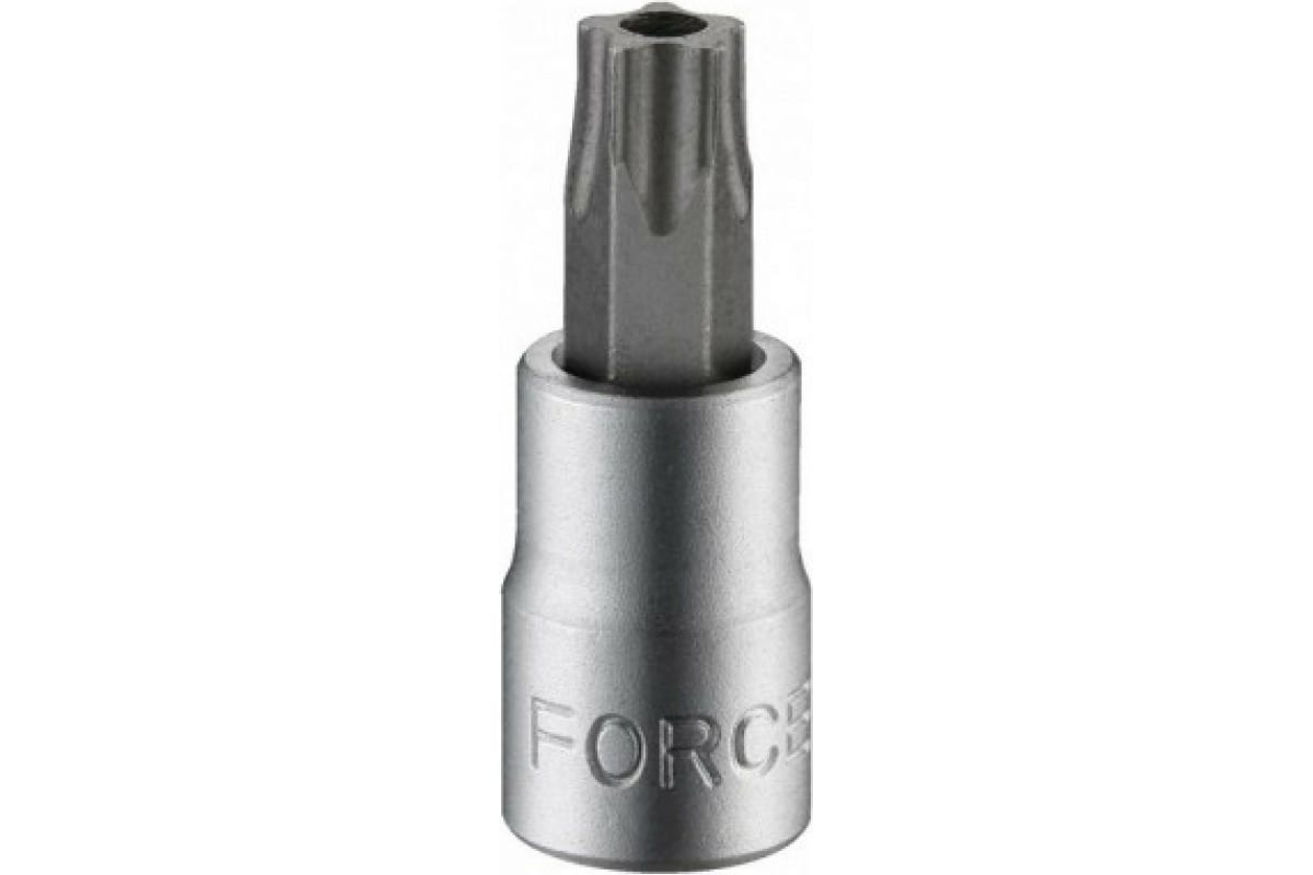 FORCE 3273225 14 Головка бита торкс с отверст Т-25Н L32mm 450₽