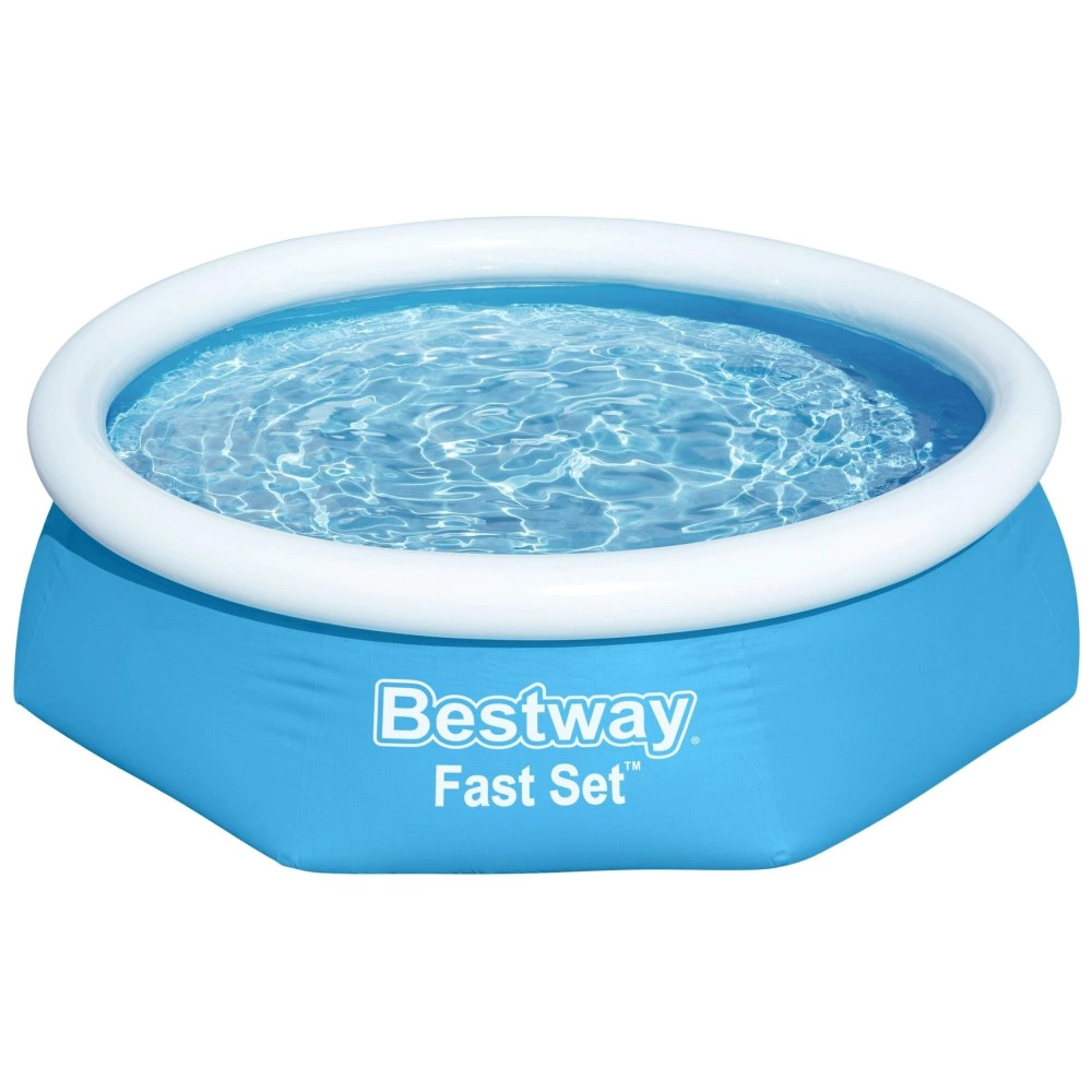 

Бассейн надувной круглый Bestway Fast Set 244х61 см, Голубой