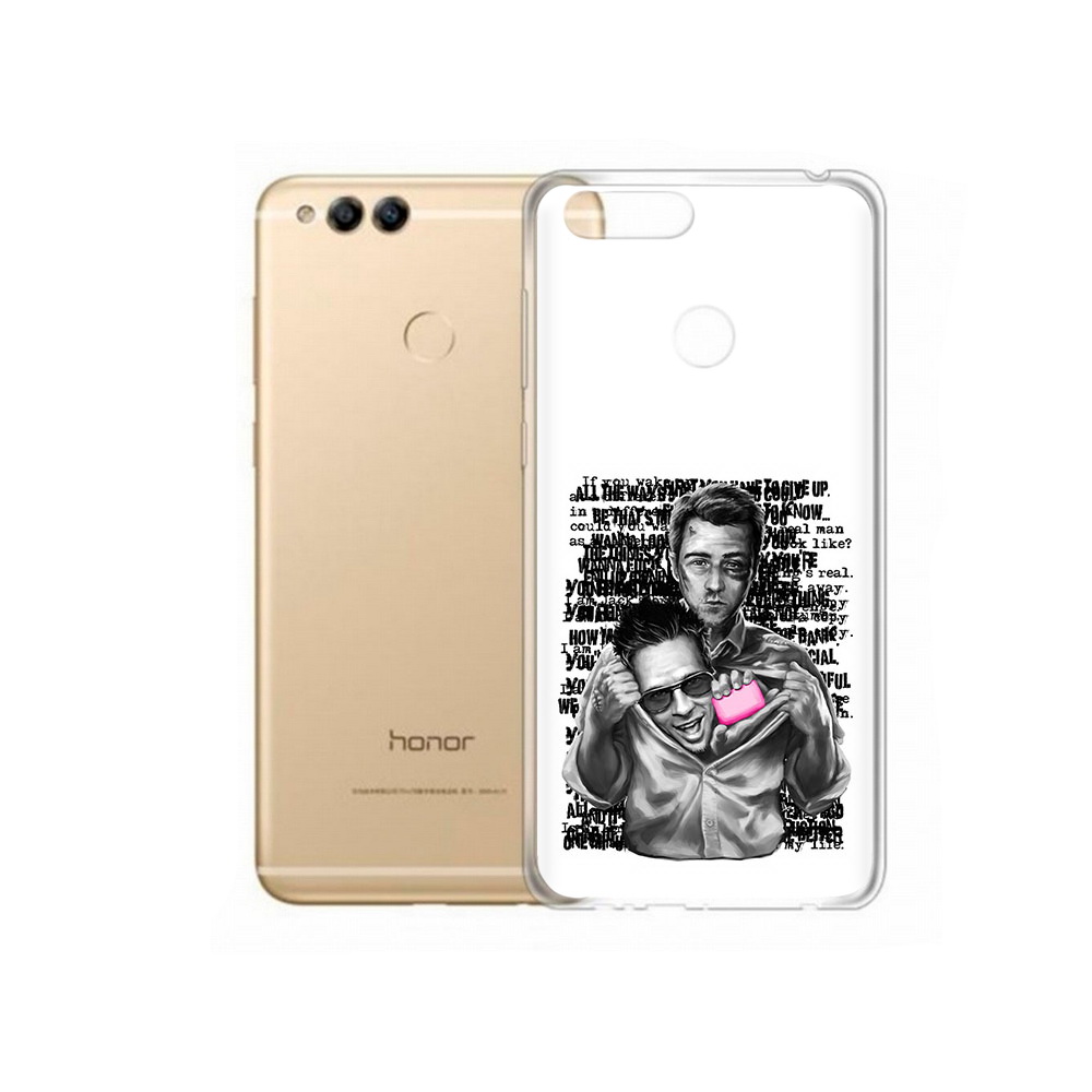 

Чехол MyPads Tocco для Huawei 7X бойцовский клуб (PT94112.65.242), Прозрачный, Tocco