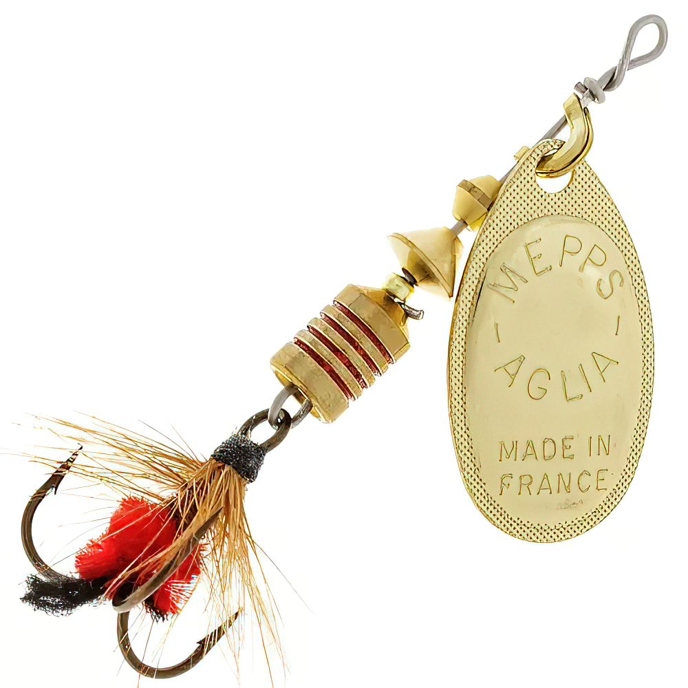 

Блесна Mepps Mouche №1 3,5гр. #Red G, Золотистый, Mouche