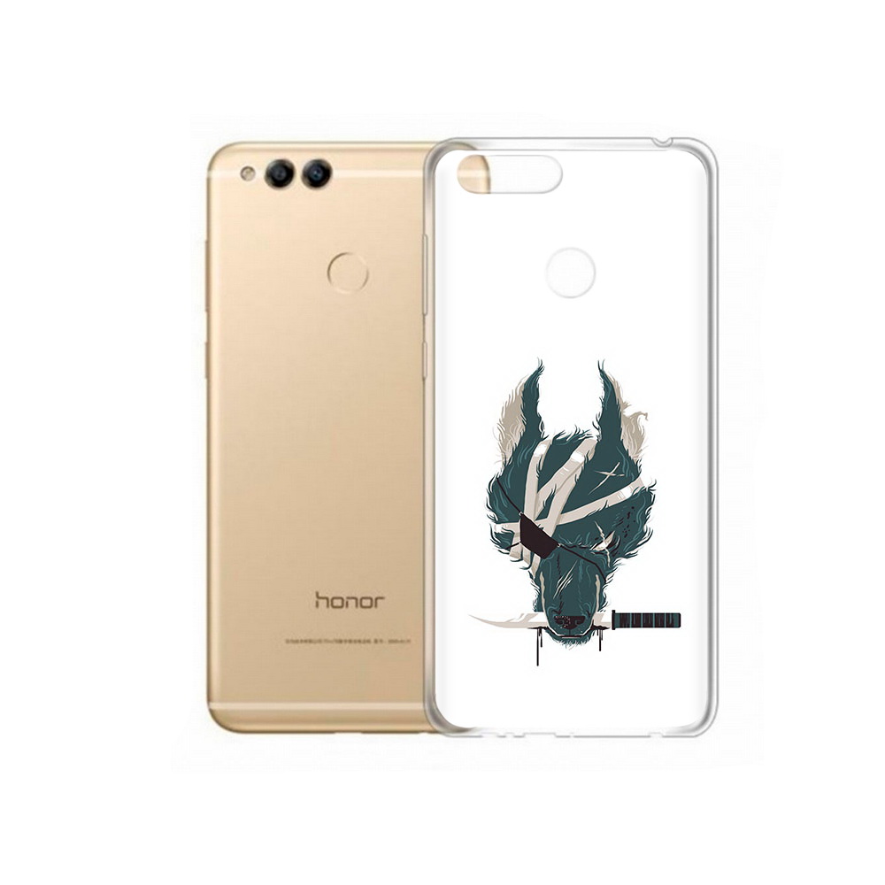 

Чехол MyPads Tocco для Huawei 7X волк-разбойник (PT94112.65.271), Прозрачный, Tocco