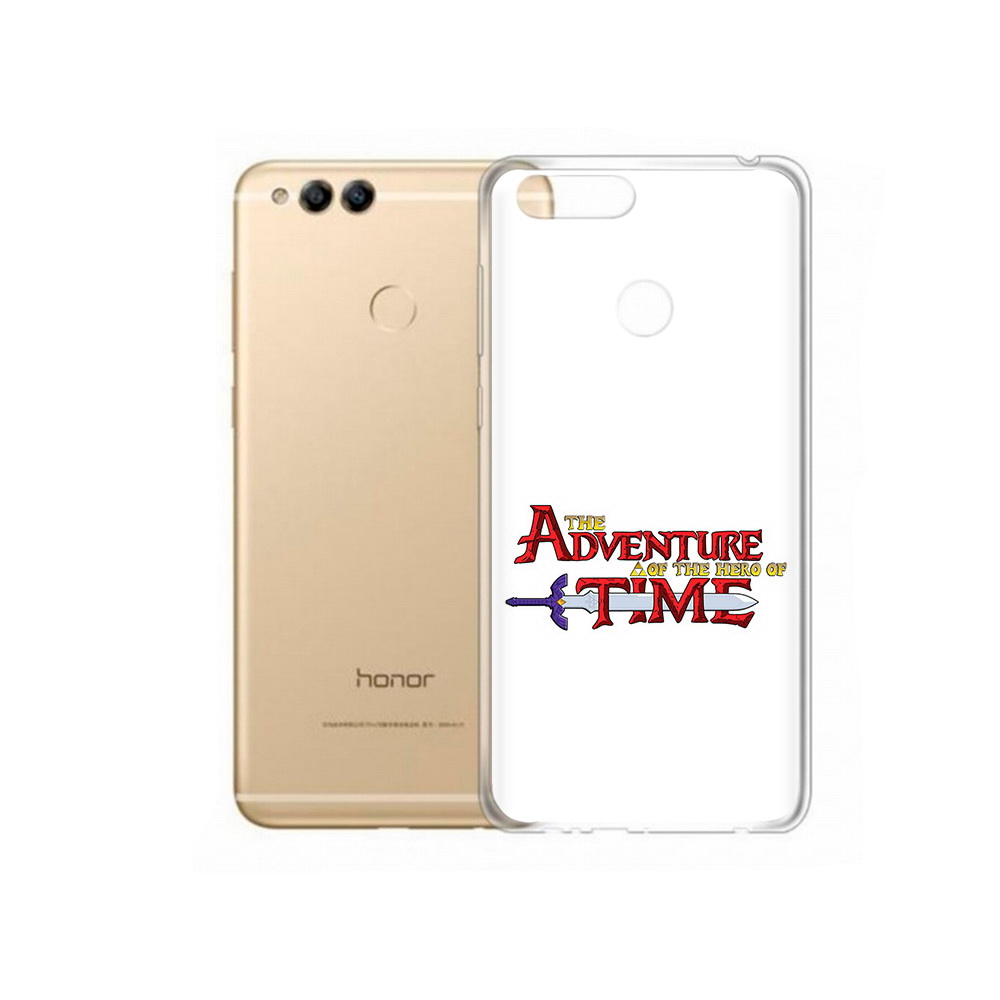 

Чехол MyPads Tocco для Huawei 7X время приключений логотип (PT94112.65.275), Прозрачный, Tocco