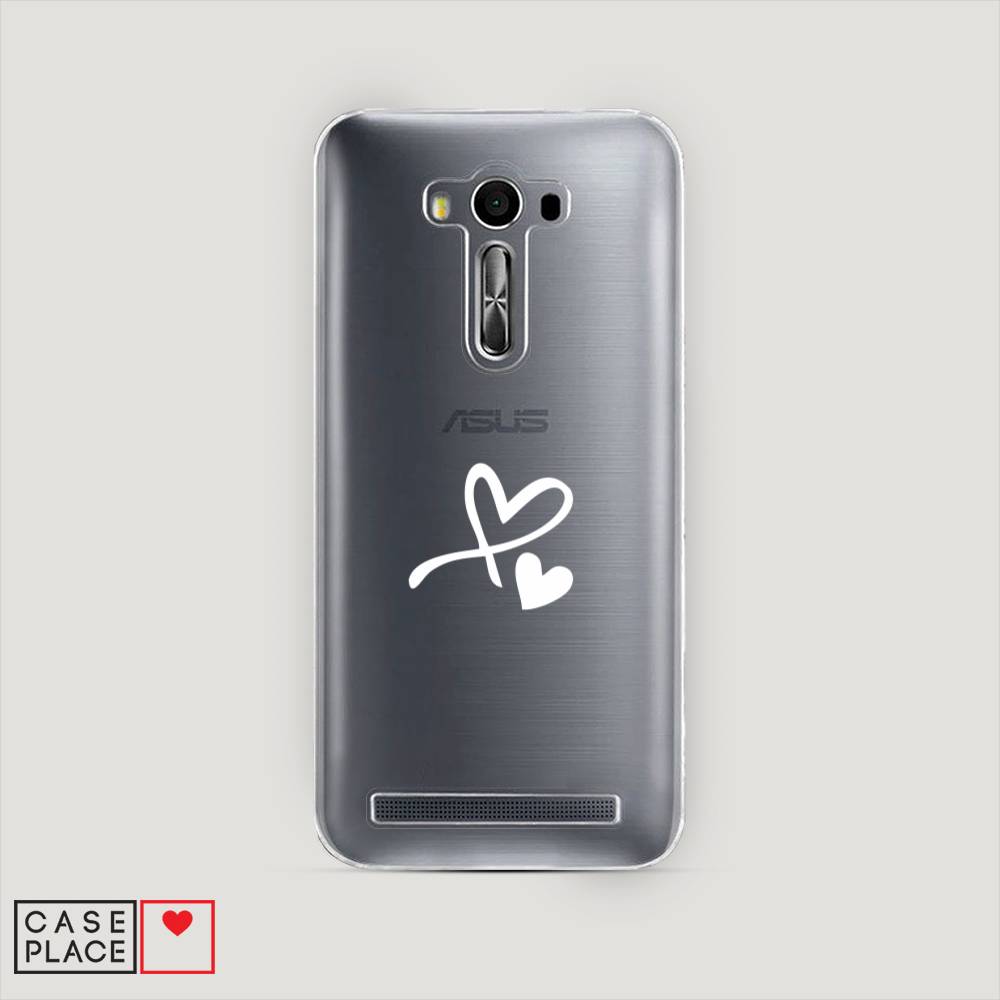 фото Чехол awog "сердечко минимализм" для asus zenfone 2 laser ze500kl