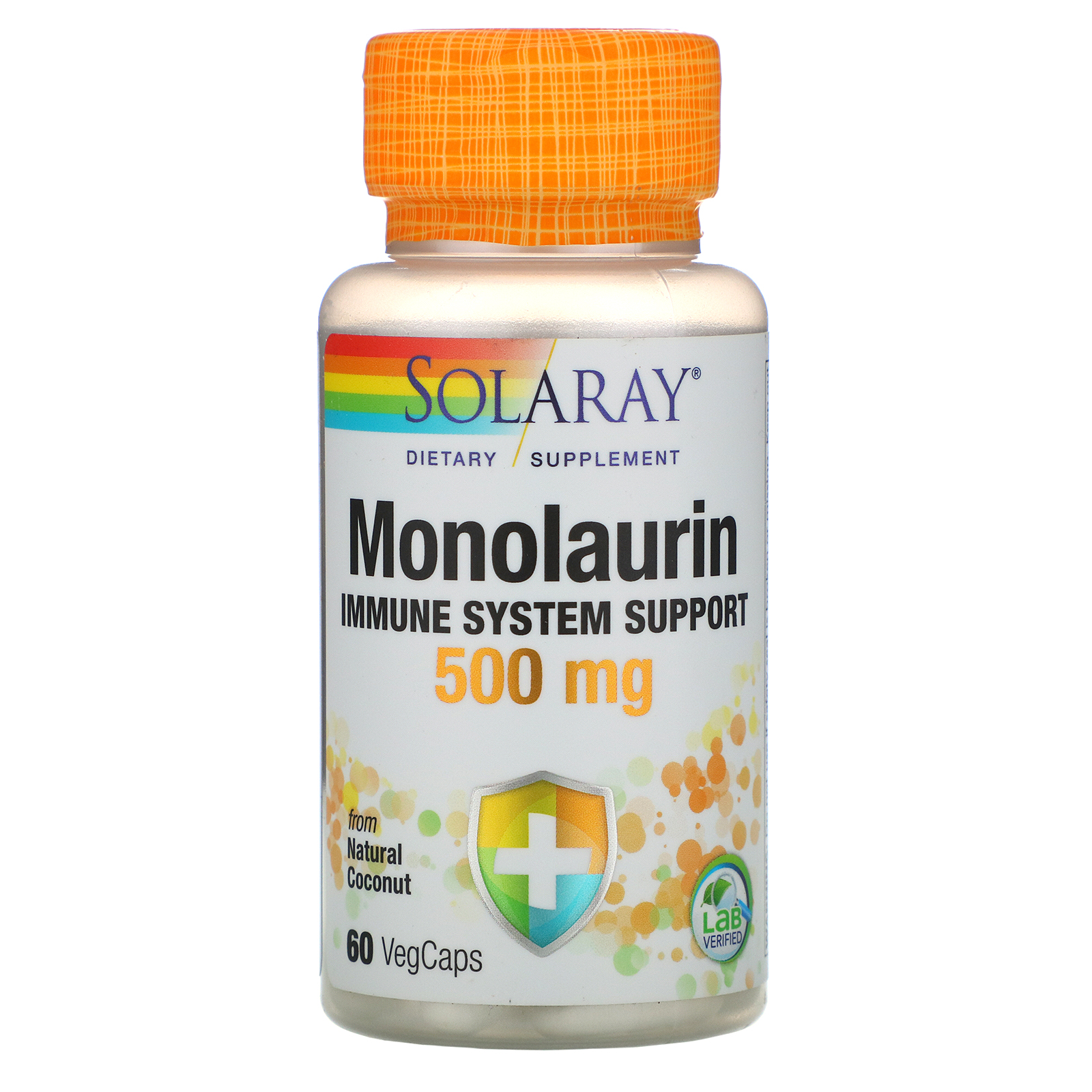 фото Solaray - monolaurin 500 мг (60 капсул) - препарат для иммунитета с монолаурином