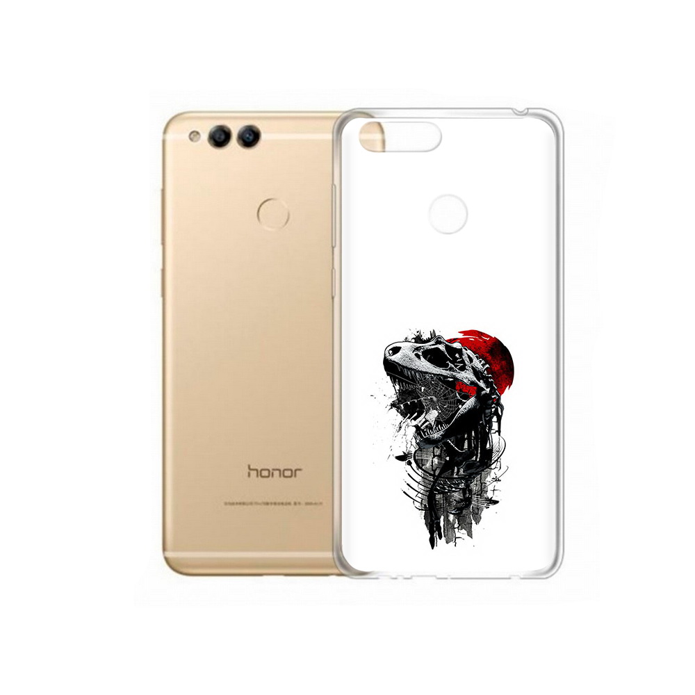 

Чехол MyPads Tocco для Huawei 7X вымерший динозавр (PT94112.65.284), Прозрачный, Tocco