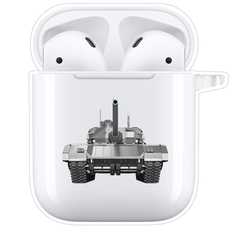 фото Чехол krutoff clear case для airpods 2 армата