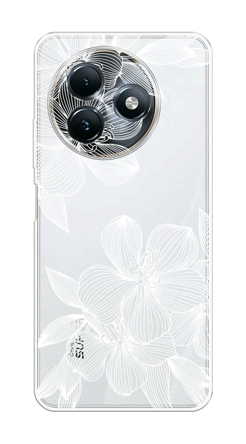 

Чехол на Itel S24 "Крокус", Белый;прозрачный, 3202050-1