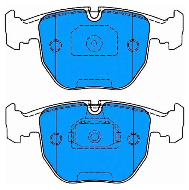 

Колодки тормозные дисковые BMW: X-5 (E53)00- Serie 7 (E38)94-01