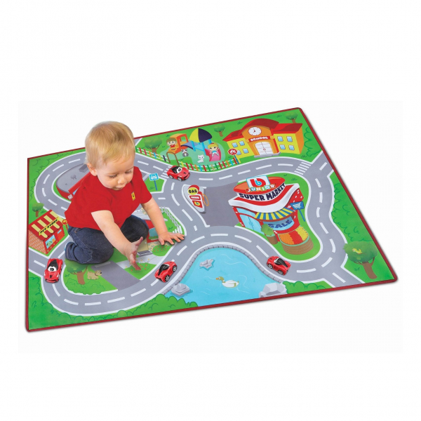 Игровой коврик Bburago Junior Ferrari Junior City Playmat 16-85007 игровой стол настольный футбол weekend junior i 69x36x20см 53 015 02 0