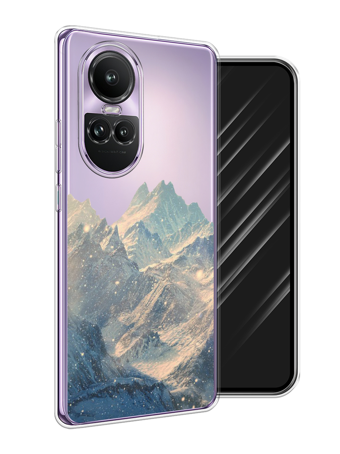 

Чехол Awog на Oppo Reno 10 Global "Горы арт 2", Серый, 2514850-1