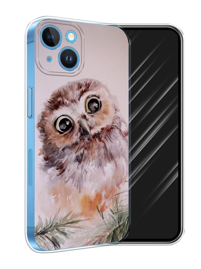 

Чехол Awog на Apple iPhone 15 "Сова на розовом", Розовый;коричневый, 15550-1