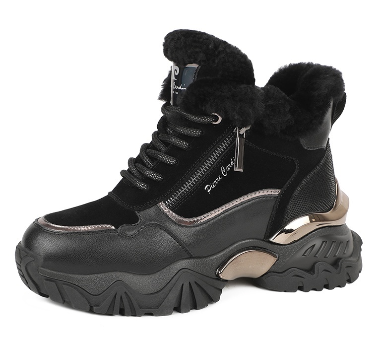 

Кроссовки женские Pierre Cardin JX24AW-92 черные 39 RU, Черный, JX24AW-92