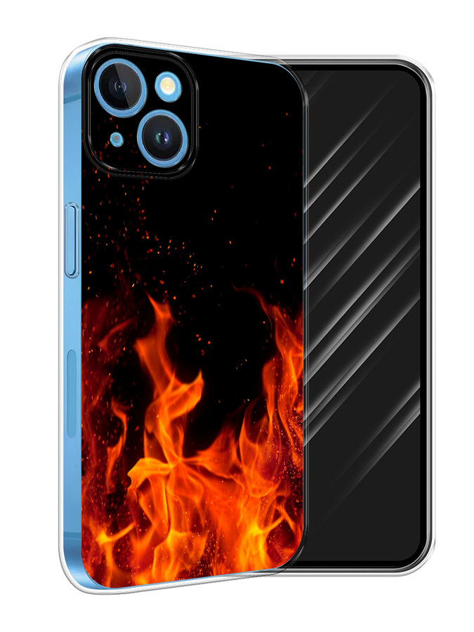 

Чехол Awog на Apple iPhone 15 "Все в огне", Оранжевый;черный, 15550-1