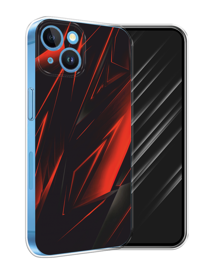 

Чехол Awog на Apple iPhone 15 "Игровой фон", Бордовый;красный;черный, 15550-1