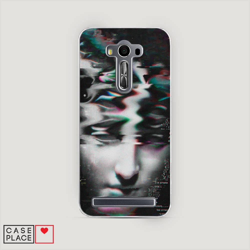 

Чехол Awog на Asus Zenfone 2 Laser ZE500KL "Glitch Art", Серый, 40150-9