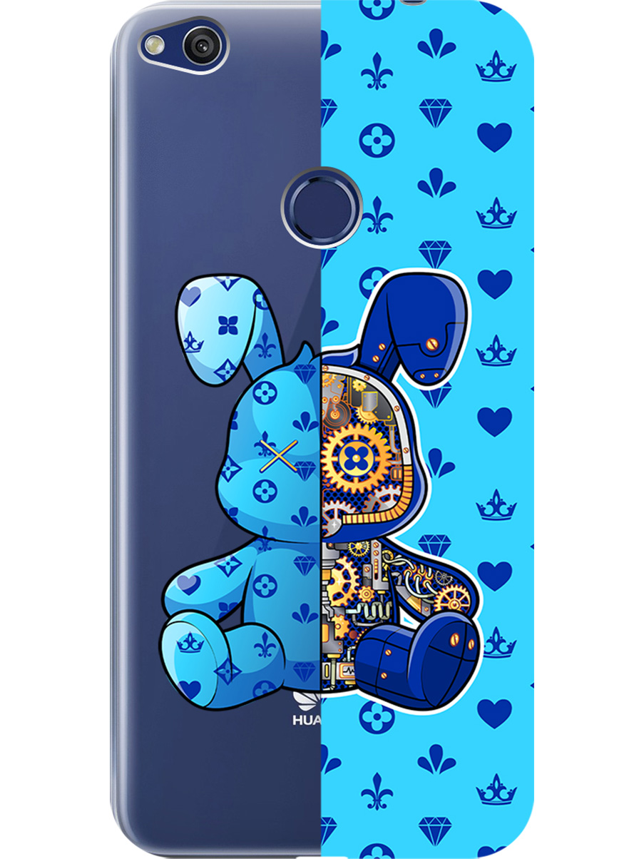 

Силиконовый чехол на Honor 8 Lite, Huawei P8 Lite (2017) с принтом 812290, Прозрачный;голубой;синий, 714714571