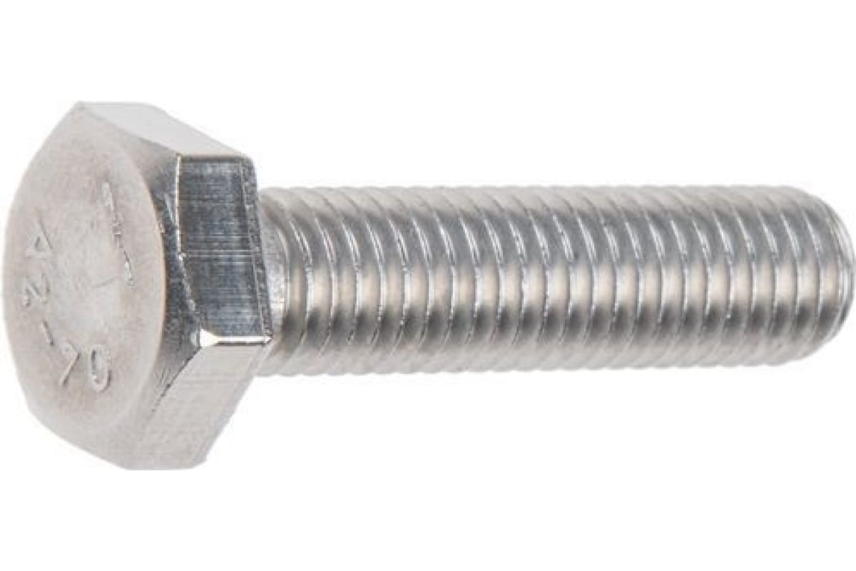 Шестигранный болт STARFIX М6x20 мм, нержавеющая сталь А2, DIN 933, 10 шт. SMZ1-104785-10