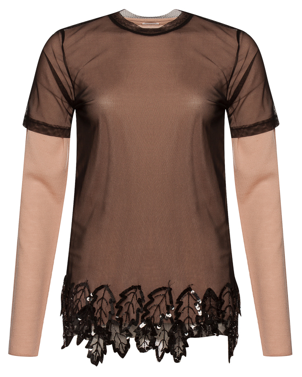 

Блуза женская P.A.R.O.S.H. LAGO510168T черная XS, LAGO510168T
