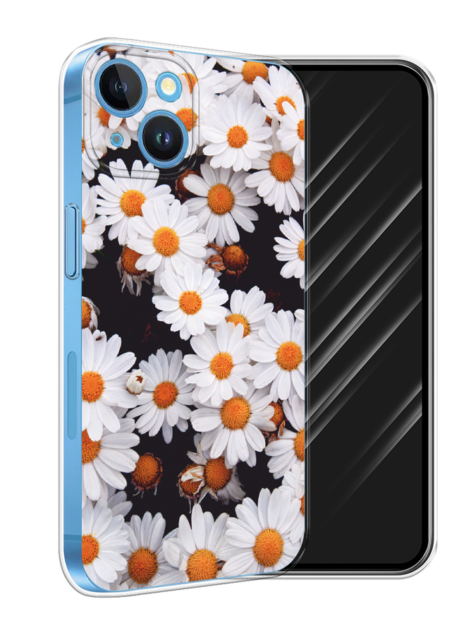 

Чехол Awog на Apple iPhone 15 "Ромашковое поле", Белый, 15550-1