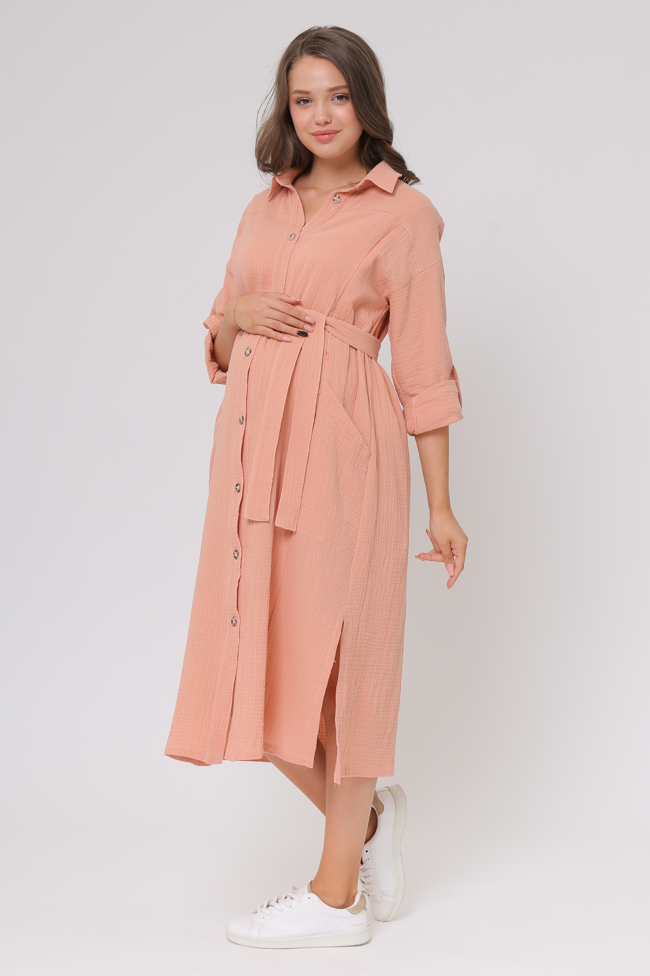 Платье для беременных женское Mama's fantasy 08-40622MF розовое S
